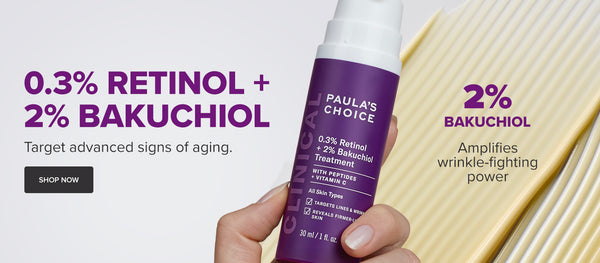 clinical 0 3 retinol 2 bakuchiol treatment