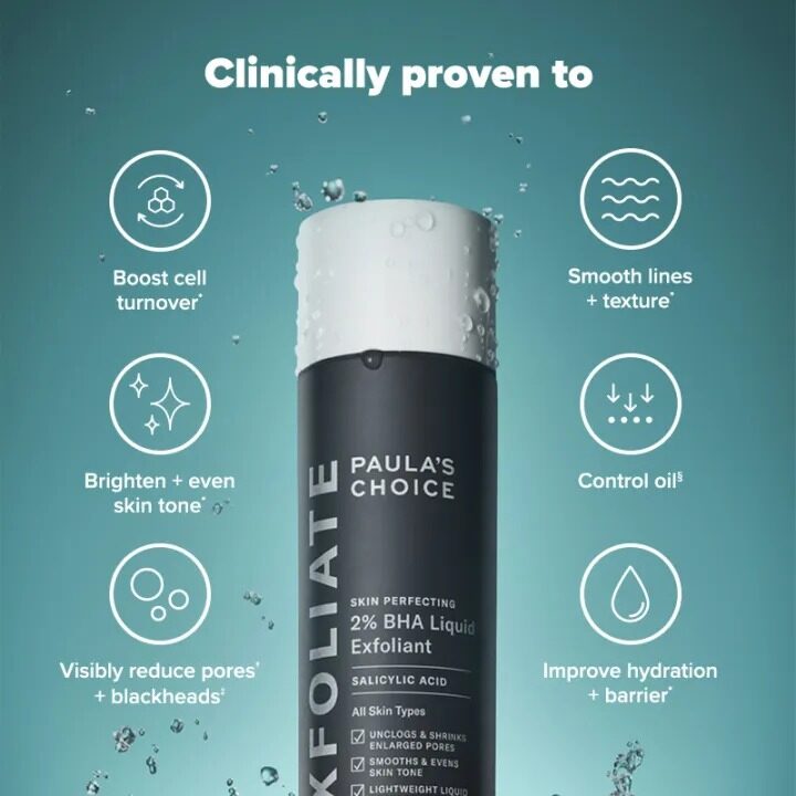 Exfoliate & Grow: 2 x 2% BHA Exfoliant 30ml