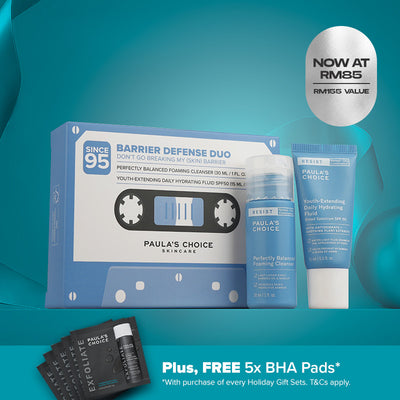 Barrier Defense Duo: Perfectly Balanced Foaming Cleanser 30ml + Youth-Extending Daily Hydrating Fluid SPF 50 15ml