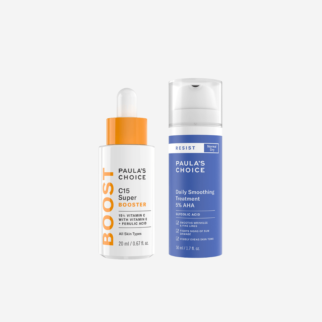 Power Couple: C15 Super Booster & Resist 5% AHA - Paula's Choice Malaysia